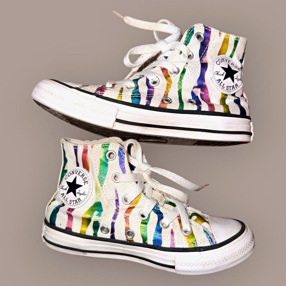 Converse Chuck Taylor All Star Unisex Kids High Top Canvas Sneakers US 12
